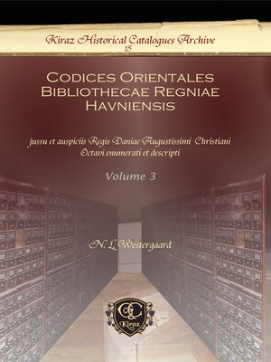 cover image of Codices Orientales Bibliothecae Regniae Havniensis